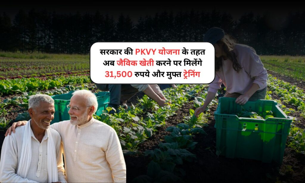 PKVY : परंपरागत कृषि विकास योजना जैविक खेती के लिए सरकारी सहायता और प्रशिक्षण